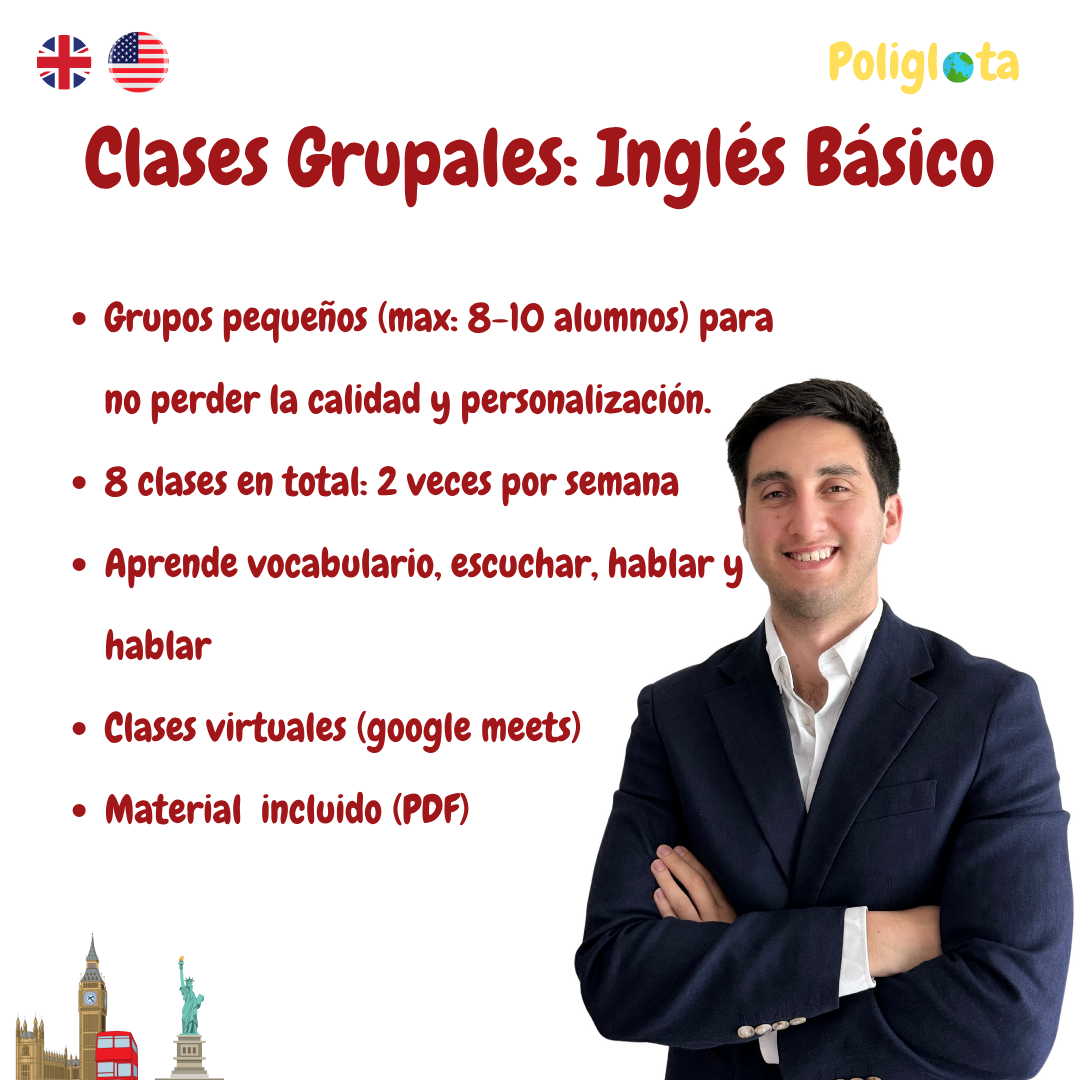 Clase grupal : Inglés Básico